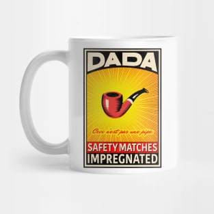 Dada Retro Matchbox Label The Pipe Mug